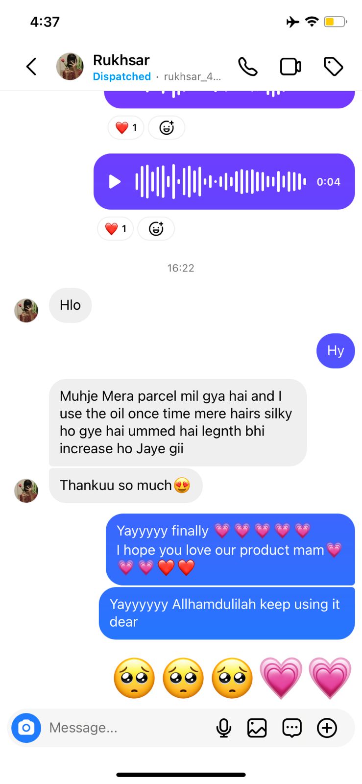 Customer review 1